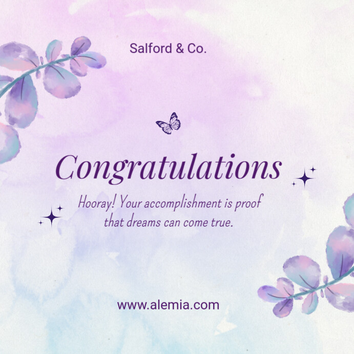 Congratulations Iphosti le-Instagram template
