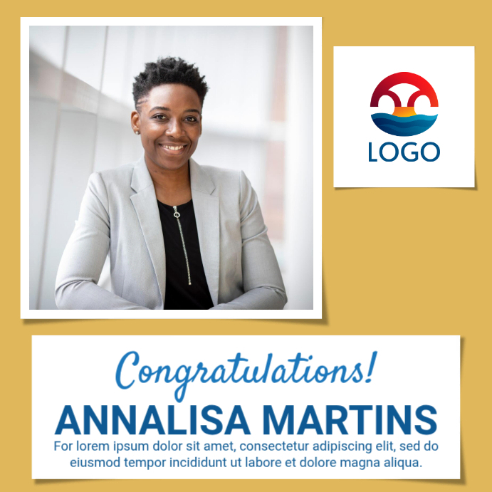 Congratulatory Posts. Sample Congratulations Template | PosterMyWall