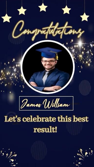 Congratulation Posts Background Congratulations Template | PosterMyWall