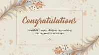 congratulations Tampilan Digital (16:9) template