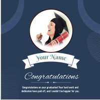 Congratulations Instagram Post template