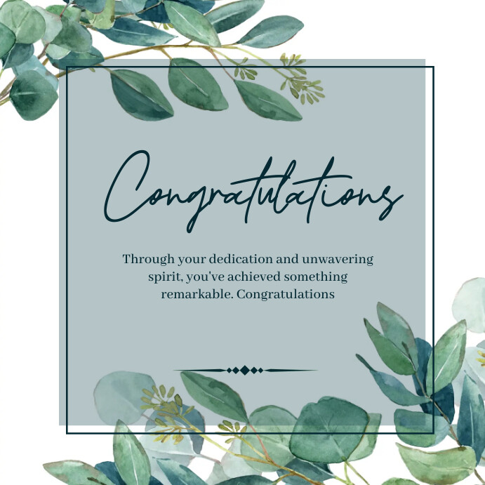 congratulations Template | PosterMyWall