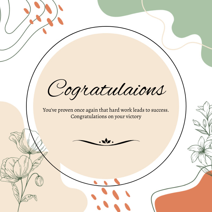 congratulations Template | PosterMyWall