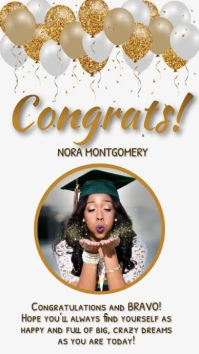congratulations grad INSTAGRAM STORY TEMPLATE