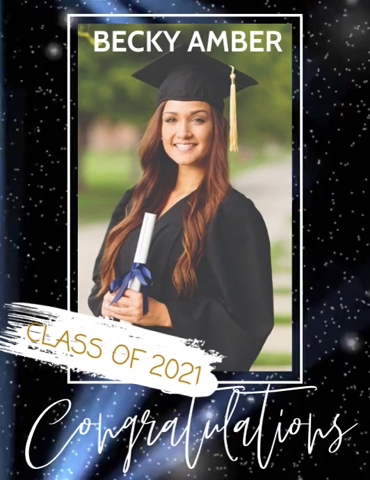 Copy of Congratulations graduate Video template | PosterMyWall