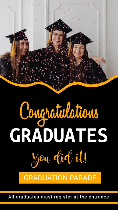 Congratulations Graduates Posts Congratulations Graduates Template | PosterMyWall
