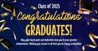 Congratulations Graduates Flyer Image partagée Facebook template