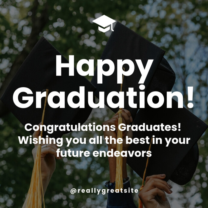 Congratulations Graduates Posts Congratulations Graduates Instagram Post Template | PosterMyWall