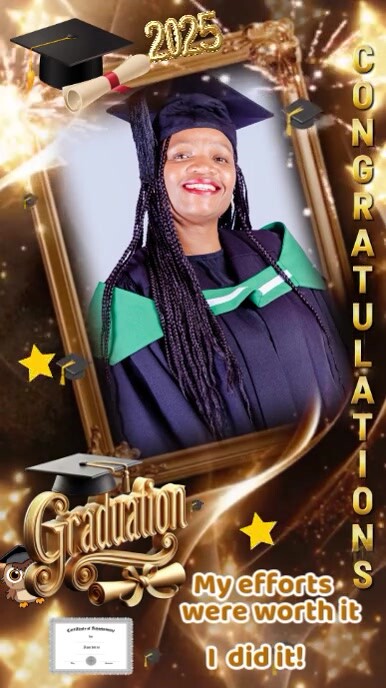 congratulations graduation Instagram-verhaal template