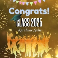 Congratulations graduation Instagram Post template