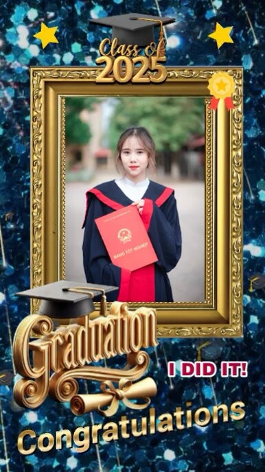 congratulations graduation Instagram-reel template
