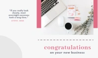 Congratulations Greeting Cards Tag template