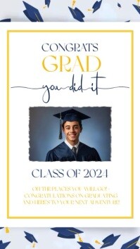 congratulations on graduation INSTAGRAM STORY Template | PosterMyWall