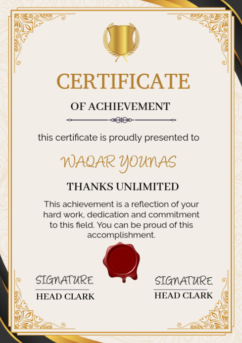 Congratulations on your achievement Template | PosterMyWall