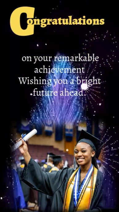 Congratulations on your great achievement Template | PosterMyWall