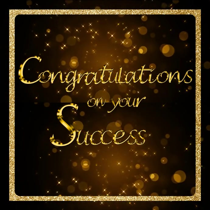 Congratulations on your success Template | PosterMyWall