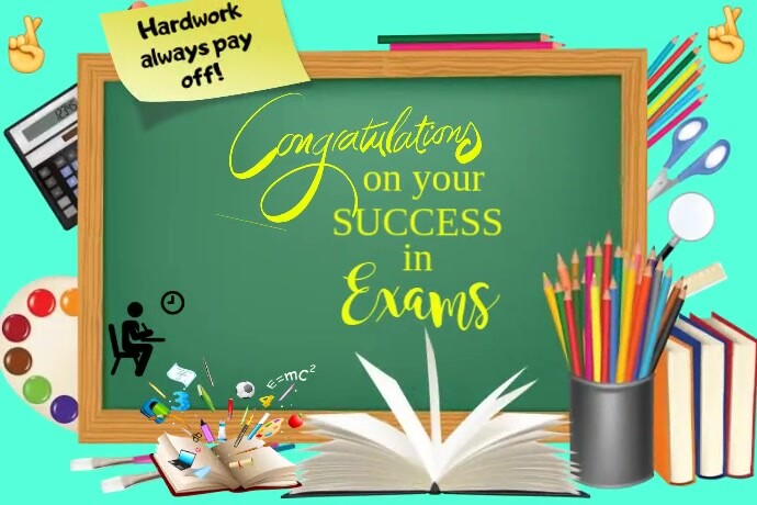 Congratulations on your success in exams Template | PosterMyWall