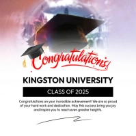 Congratulations poster template