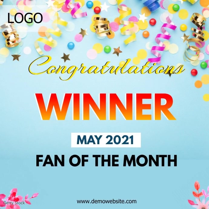 Congratulations Winner Template PosterMyWall
