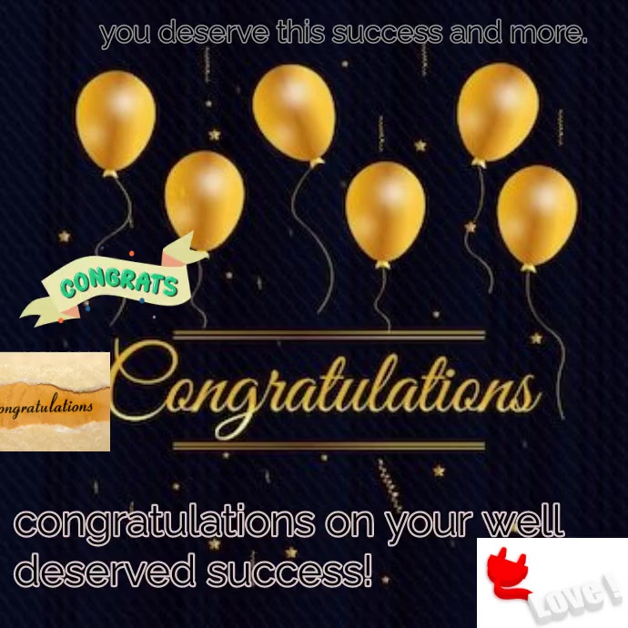 Congratulatory Posts. Sample Congratulatory flyer Template | PosterMyWall