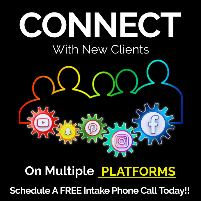 Connect With New Clients Instagram Post template