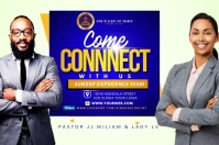 Connect with us Etichetta template