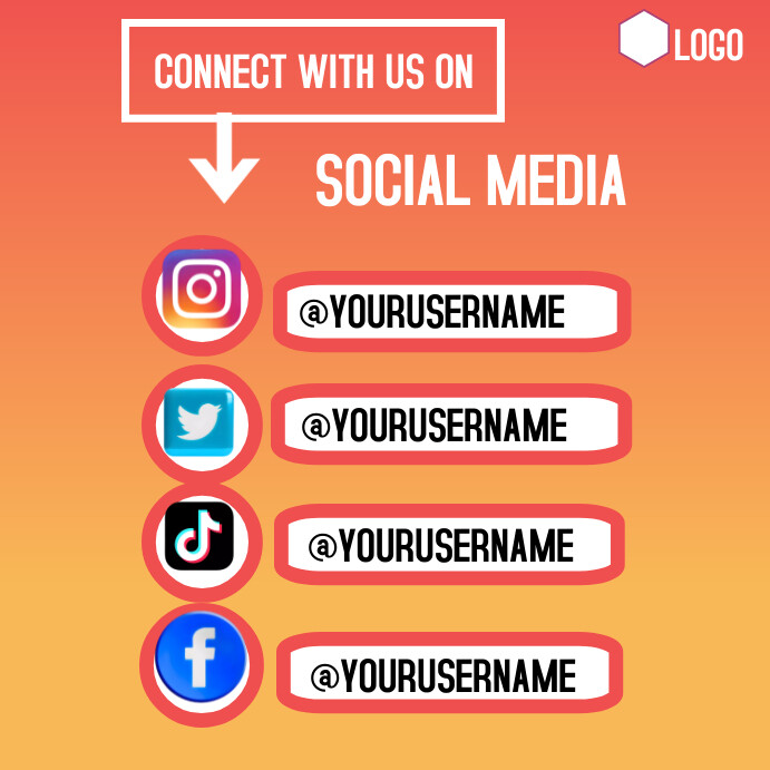 Connect with us on social media flyer Template PosterMyWall Connect with us on social media flyer Template PosterMyWall
