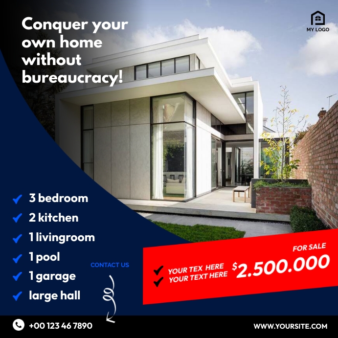 conquer your home in 2023 Post Instagram template