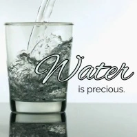 conserve water reminder template