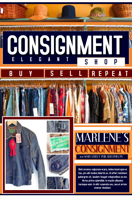 Consignment Shop Template | PosterMyWall
