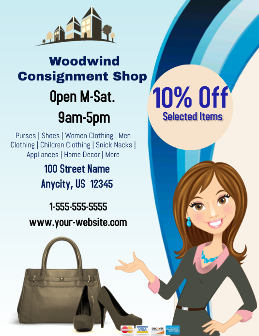 Consignment shop sale Trmplate Template PosterMyWall