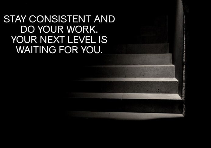 CONSISTENT AND WORK QUOTE TEMPLATE | PosterMyWall