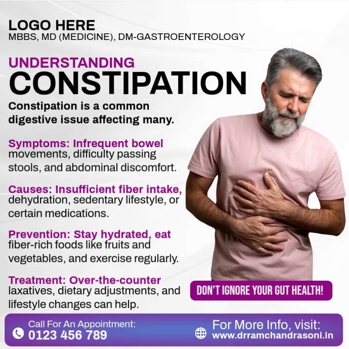 Constipation Ads Template | PosterMyWall