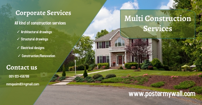 Copy of Construction Ad | PosterMyWall