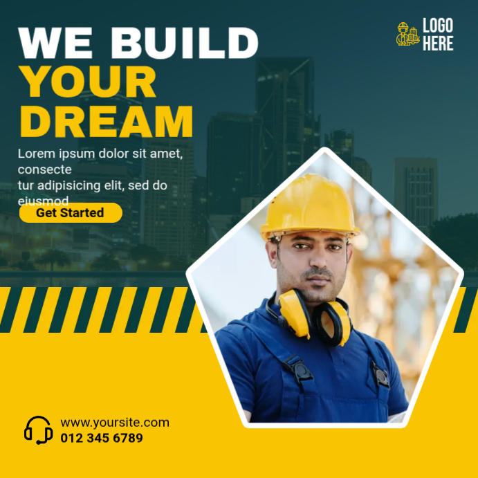 Construction Ads Template | PosterMyWall