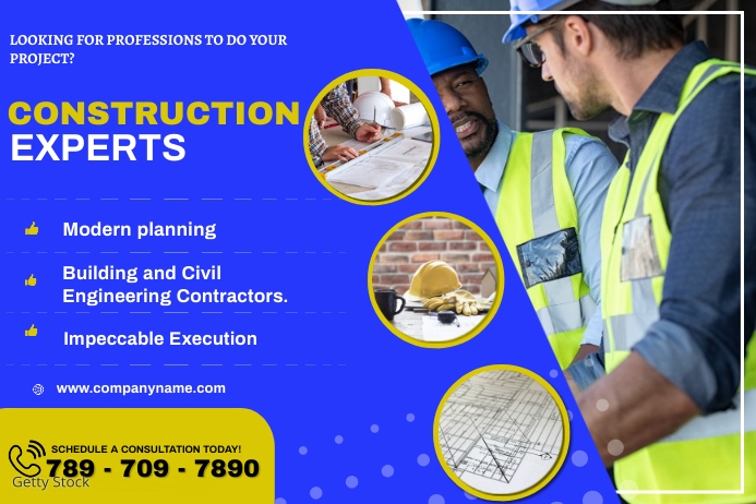 Construction advertisement template | PosterMyWall