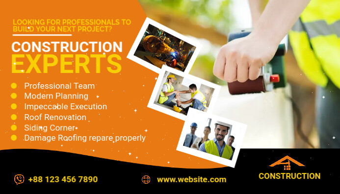 Copy of Construction Blog Header | PosterMyWall