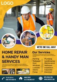 CONSTRUCTION SERVICES Template | PosterMyWall
