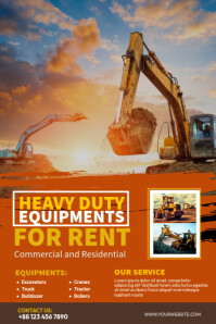 86+ Free Templates for 'Equipment rentals template' | PosterMyWall