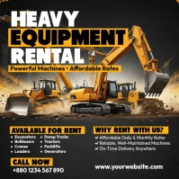 Construction Machinery Square (1:1) template