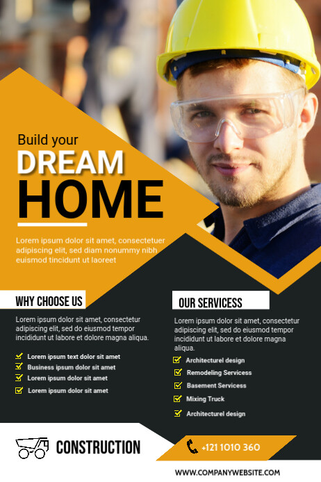 Construction Poster Template | PosterMyWall