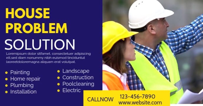 Construction problem solution Template | PosterMyWall