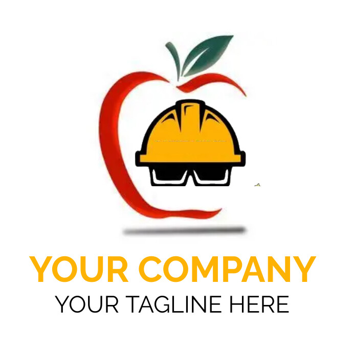 Construction Safety Logo - Free Vectors Template | PosterMyWall