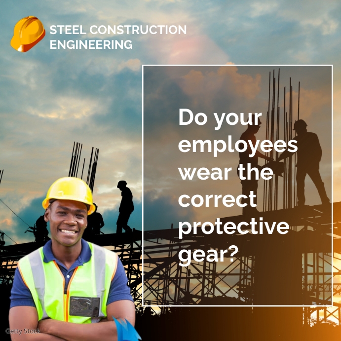 Construction worker Template | PosterMyWall