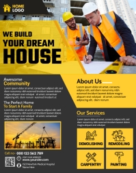 Constrution Poster/Wallboard template