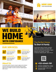 Constrution Poster/Wallboard template