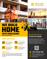 Constrution Poster/Wallboard template