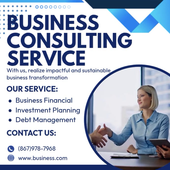Consulting Services Ads Template | PosterMyWall