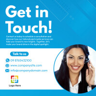 contact information template | PosterMyWall