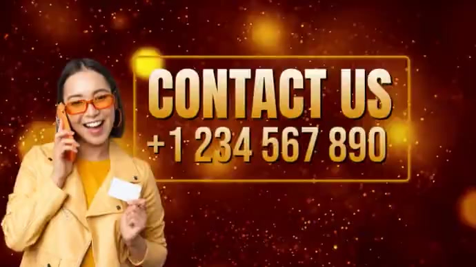 Contact Information Digital Display Video Template | PosterMyWall